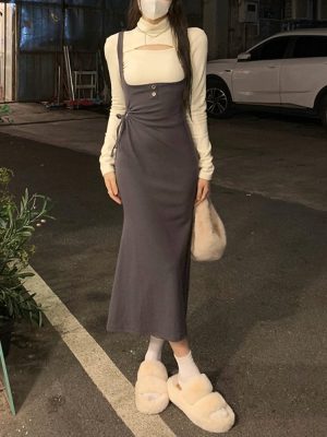 Women Elegant Bodycon Midi Dress + Sweater 2023 Summer Fashion Outfits