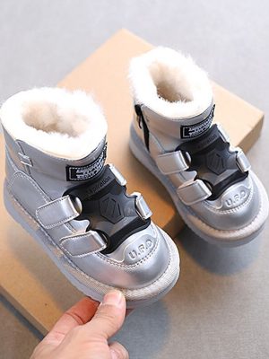 Boys Lamb Wool Warmth Thick Cotton Bo...