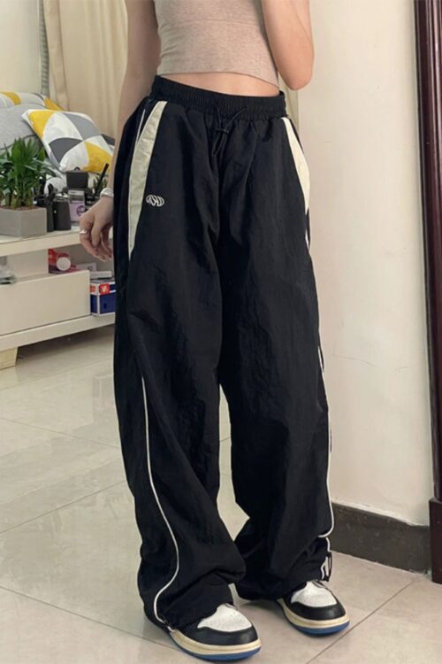 Women Casual Baggy Pants Vintage Over...