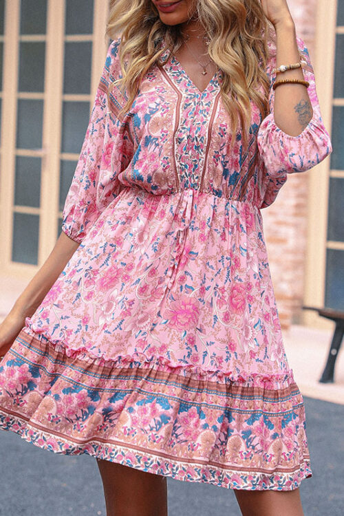 Summer Women Clothing Vintage Print L...