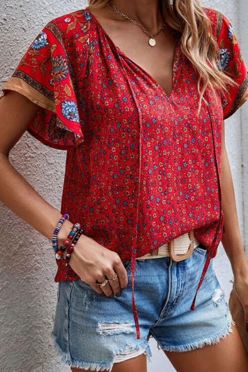 Summer Women Clothing Casual Loose V ...