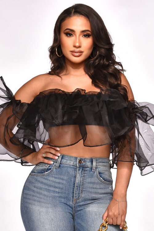 Sexy off-the-Shoulder Short Sleeve De...