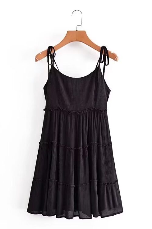 Summer Sexy Backless Midi Strap A lin...