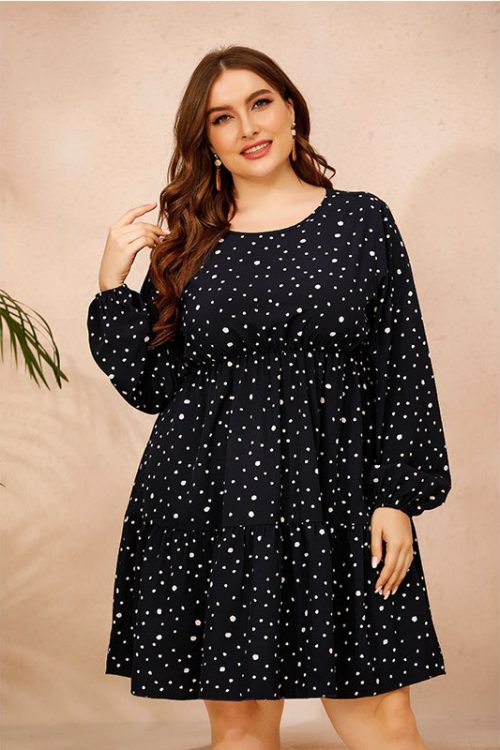 Plus Size Spring Autumn Western Casual Home Loose Women Wear Weight-Catcher