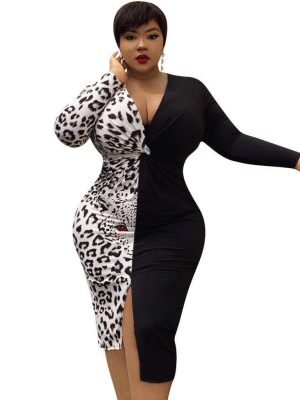 Plus Size Women  Long Sleeve  Autumn ...