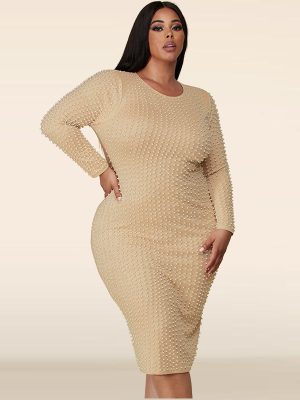 Plus Size Women Clothing Spring Bubbl...