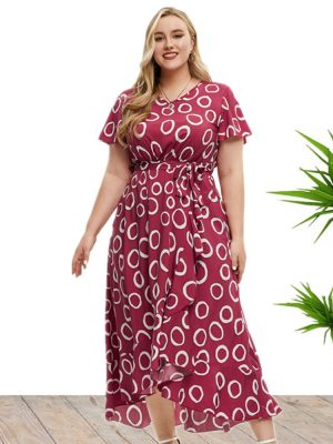 Plus Size Women Clothing Summer Short...