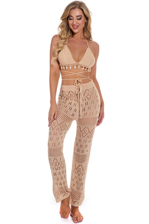 Hand Crochet Hollow Out Cutout out St...