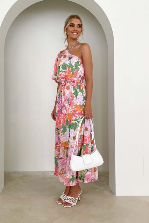 Summer Maxi Dress Printed Elegant Hol...