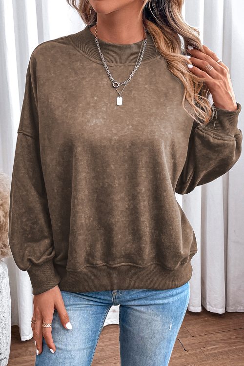 Autumn Solid Color Hoodie Women Casual Office Loose Fitting Pullover