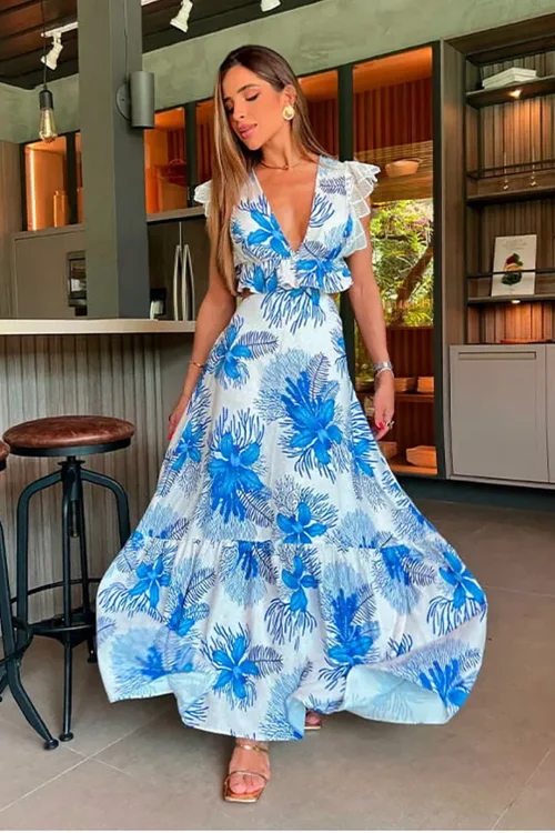 Lace Sleeveless Summer Dress – Sexy...