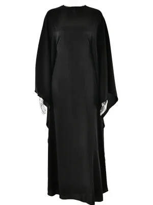 Satin Cloak Kaftan – Long Sleev...