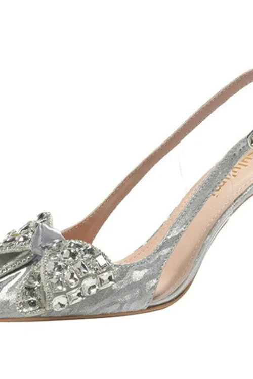 Elegant Crystal Bridal Heels – ...