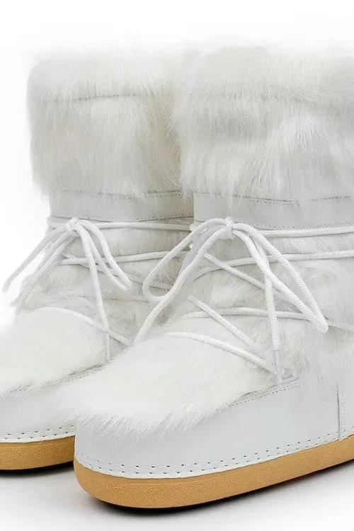 2024 Winter Fashion Hairy Moon Boots ...