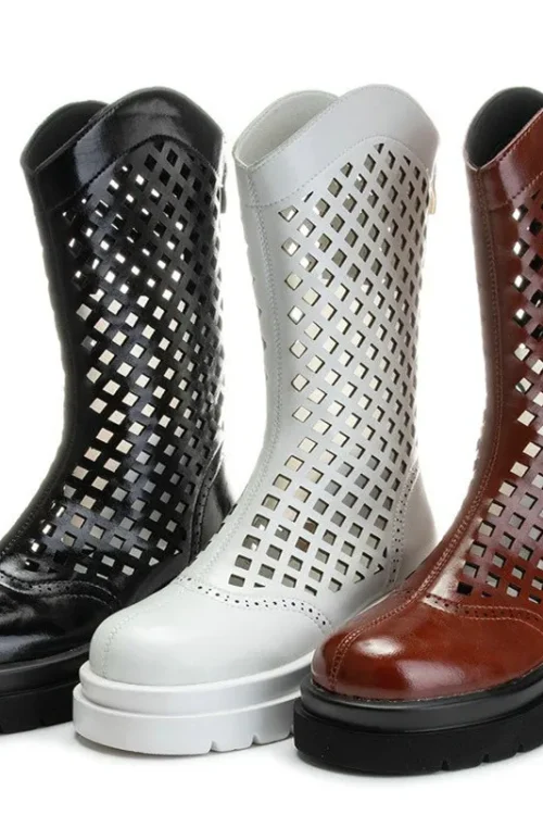 2024 Spring/Summer Mid-Calf Cool Boot...