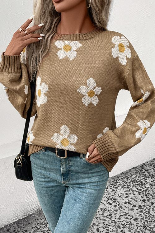 Women’s Long Sleeve Jacquard Sw...