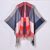 Tassel Multi-Color Large Plaid Shawl Red and Blue