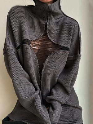 Autumn Winter High Collar Sweater: Ho...