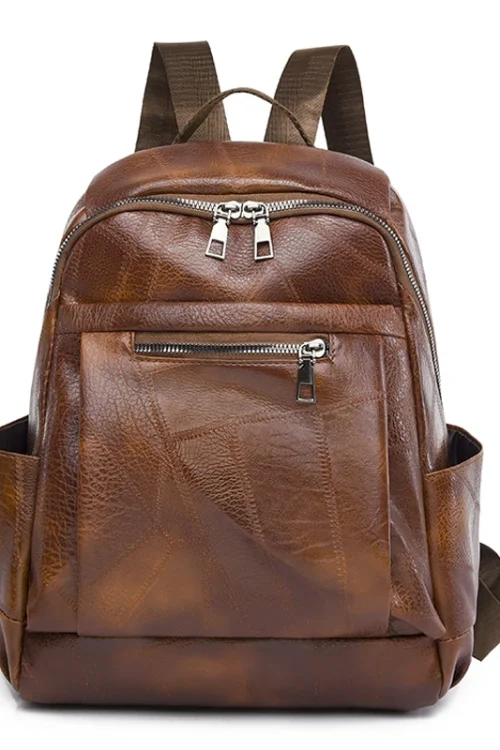 High-Quality Leather Backpack –...