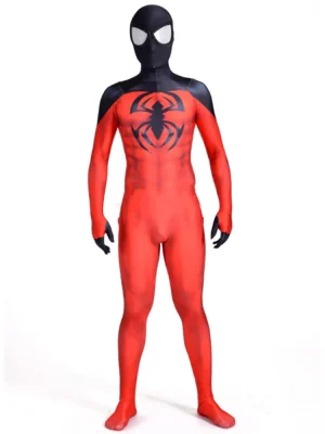 Scarlet Kaine Spider Costume – Halloween Superhero Zentai Bodysuit for Adults & Kids