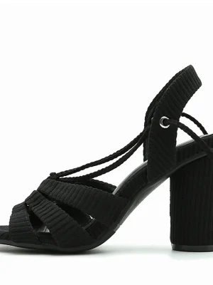 Black Gladiator Sandals – Women...