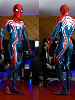 PS4 Spider-Man Costume – Superhero Zentai Bodysuit for Adults & Kids