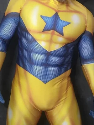 Booster Gold Cosplay Bodysuit –...