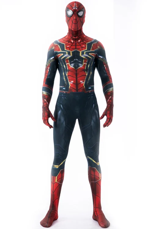 Spiderman Cosplay Bodysuit – Peter Parker Halloween Costume for Adults & Kids