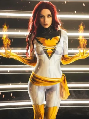 Dark Phoenix Multicolor Cosplay Bodys...