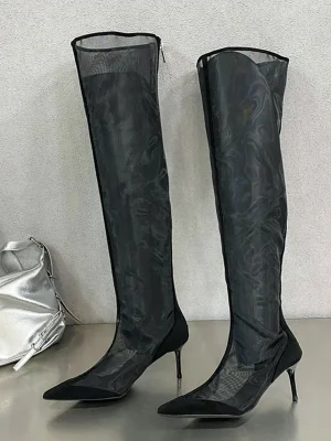 Sexy Pointed Toe Thigh High Boots &#8...