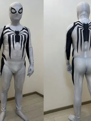 PS5 Spider-Man 2 Anti-Venom Costume – Halloween Zentai Bodysuit for Men & Kids