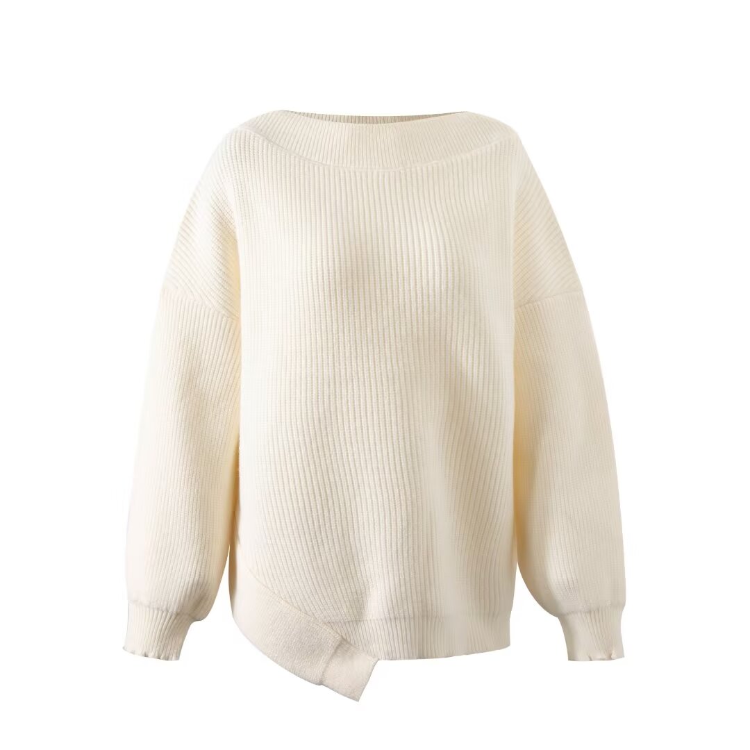 Thickened Loose Knit Sweater – Autumn Winter Women’s Top