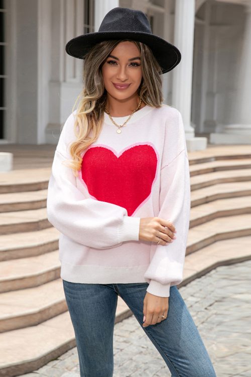 Valentine’s Day Big Love Heart Sweater