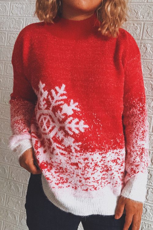 Women’s Snowflake Knit Christma...