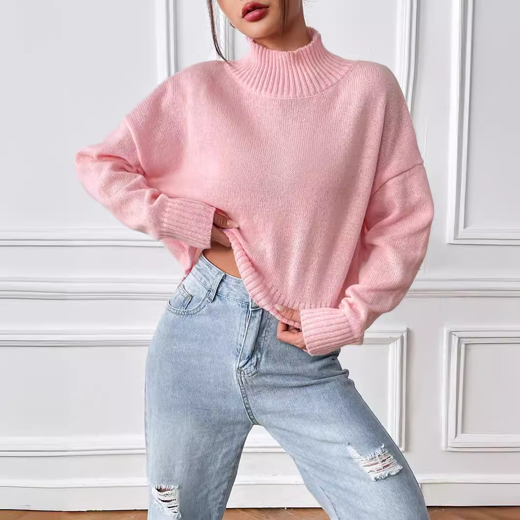 Women’s Loose Turtleneck Pullover Shirt