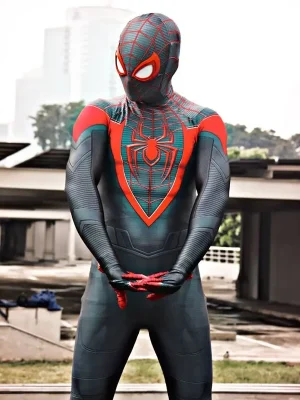 Miles Morales PS5 Cosplay Bodysuit &#...