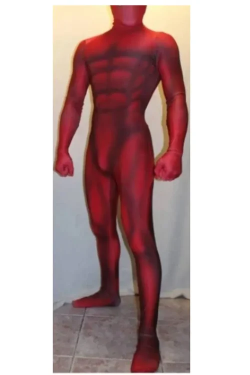 Scarlet Superhero Cosplay Bodysuit &#...