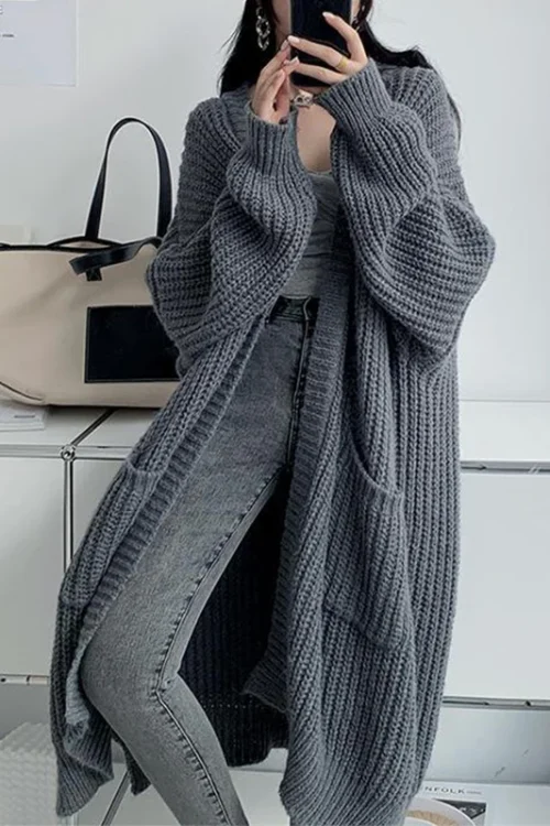 Loose Casual Long Cardigan – Wo...