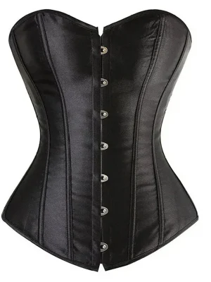 Gothic Corset & Bustier – Blac...