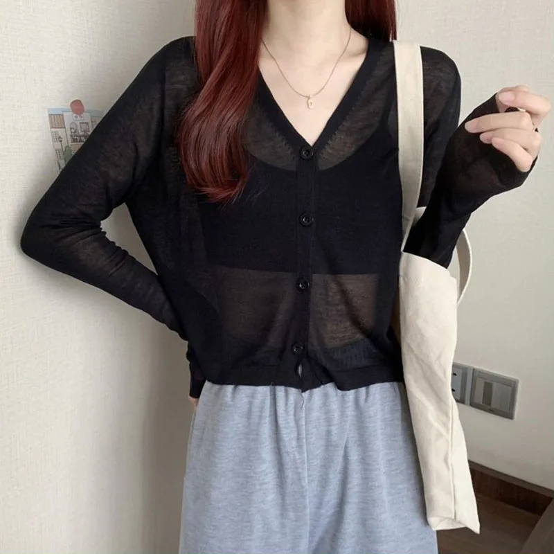 Korean Style Ice Silk Cardigan &#8211...