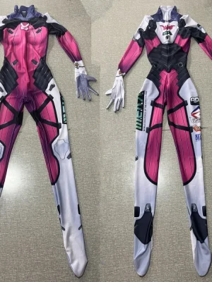 Female D.Va Watermelon Skin Cosplay B...