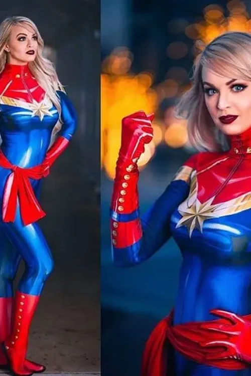 Carol Danvers Cosplay Bodysuit &#8211...