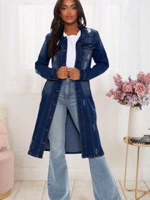 Vintage Denim Windbreaker Jacket Wome...