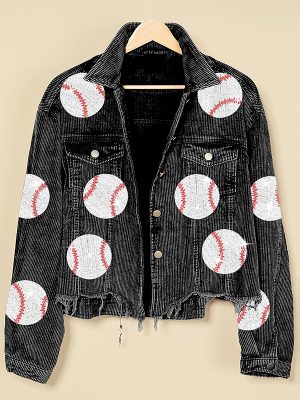 Women’s Popular Distressed Corduroy...