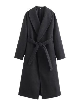 Casual High Street Wool Coat