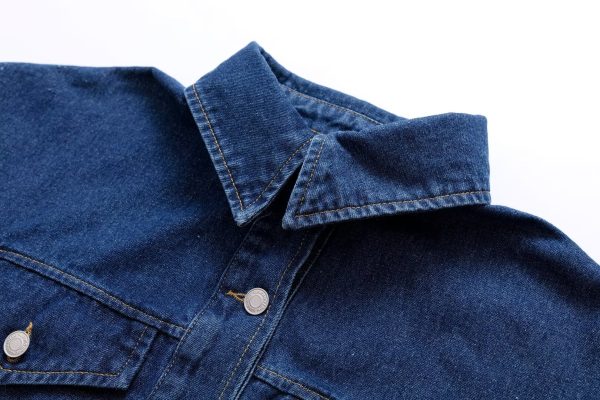 Women's Stylish Simple Denim Shacket - Image 2