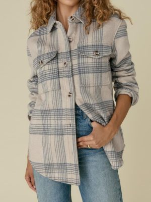 Women’s Autumn Retro Loose Plaid Wo...