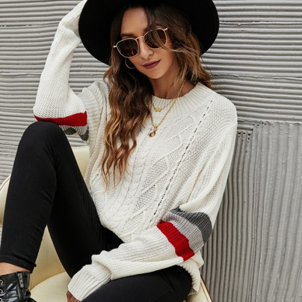 Loose Round Neck Knit Pullover Sweater