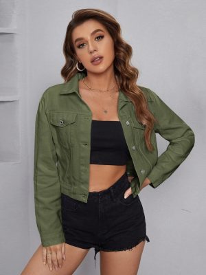 Women’s Casual Short Denim Jacket