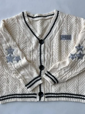 Women’s Beige Folklore Cardigan...